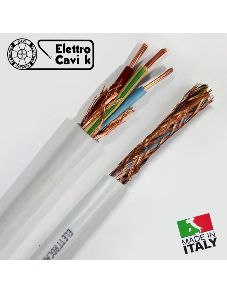 CAVO FG7OH2R 3G10 mm² SCHERMATO DA ESTERNO TRIPOLARE 3 POLI GRIGIO