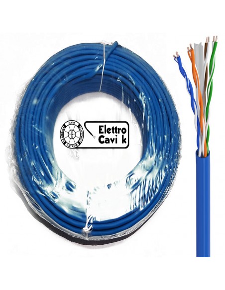 CAVO UTP CAT. 6 IN RAME PROFESSIONALE CAVO DI RETE MARCA DRAKA UC400