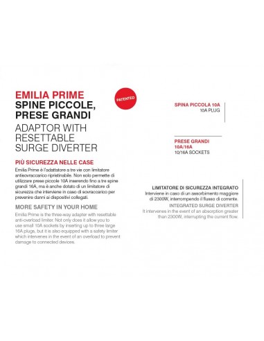 ADATTATORE TRIPLO ELETTRICO 10A... ADATTATORE TRIPLO ELETTRICO 10A...