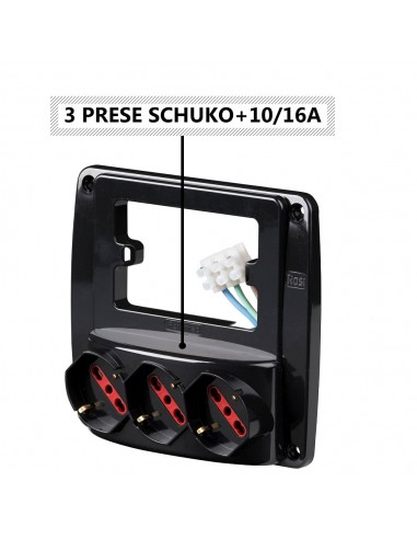 MULTIPRESA ELETTRICA DA PARETE 3... MULTIPRESA ELETTRICA DA PARETE 3...