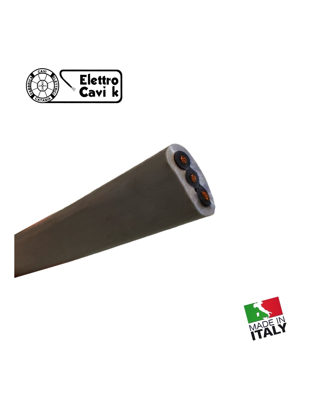 CAVO ELETTRICO PIATTO AO7VVH-F 3x1 mm² PER ASCENSORE MONTACARICHI ...