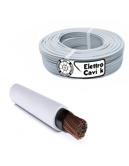 CAVO ELETTRICO FG16R16 1x10 mm² IN DOPPIA GUAINA PER USO ESTERNO E INTERNO UNIPOLARE 1 POLO CPR 0,6/1 kV IEMMEQU