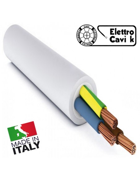CAVO ELETTRICO FG16OR16 3G2.5 3x2.5 mm² IN DOPPIA GUAINA PER USO ESTERNO E INTERNO TRIPOLARE 3 POLI CPR 0,6/1 kV IEMMEQU
