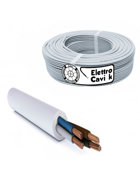 CAVO ELETTRICO FG16OR16 4x16 mm² IN DOPPIA GUAINA PER USO ESTERNO E INTERNO QUADRIPOLARE 4 POLI CPR 0,6/1 kV IEMMEQU