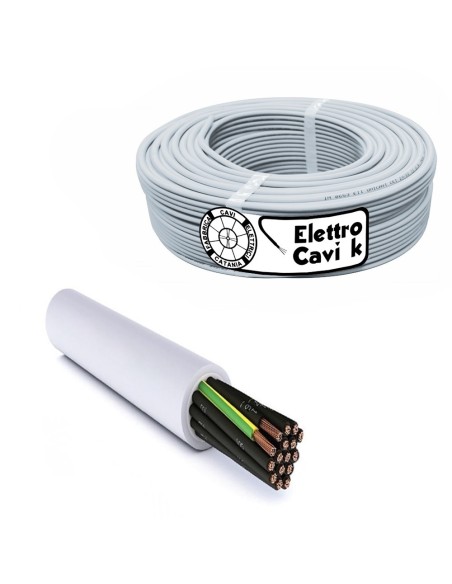 CAVO ELETTRICO FG16OR16 12G1.5 12x1.5 mm² IN DOPPIA GUAINA PER USO ESTERNO E INTERNO MULTIPOLARE 12 POLI CPR 0,6/1 kV IEMMEQU