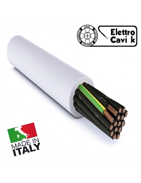 CAVO ELETTRICO FG16OR16 24G1.5 24x1.5 mm² IN DOPPIA GUAINA PER USO ESTERNO E INTERNO MULTIPOLARE 24 POLI CPR 0,6/1 kV IEMMEQU