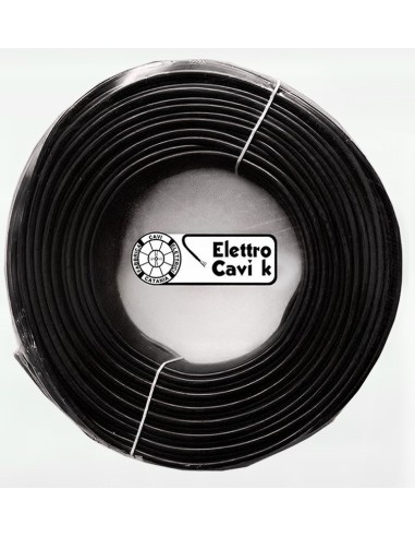CAVO ELETTRICO H05VV-F 2x1.5 mm² NERO...