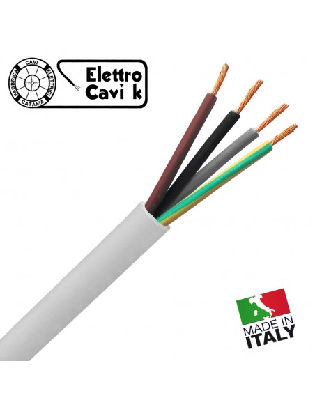 PROLUNGA ELETTRICA INDUSTRIALE 16A TRIFASE 380V 3P+T IP54 CAVO FROR 4G2,5 mm² 4 POLI PROFESSIONALE MADE IN ITALY
