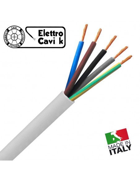 PROLUNGA ELETTRICA INDUSTRIALE 16A TRIFASE 380V 3P+N+T IP54 CAVO FROR 5G2,5 mm² 5 POLI PROFESSIONALE MADE IN ITALY