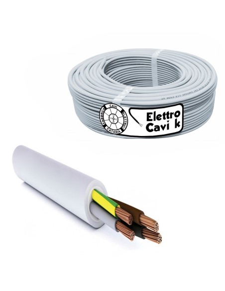 CAVO ELETTRICO FG16OR16 4G10 mm² IN DOPPIA GUAINA PER USO ESTERNO E INTERNO QUADRIPOLARE 4 POLI CPR 0,6/1 kV IEMMEQU