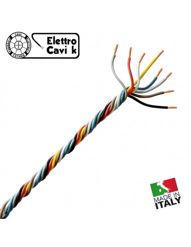 CAVO CITOFONICO 8x0,50 mm²...