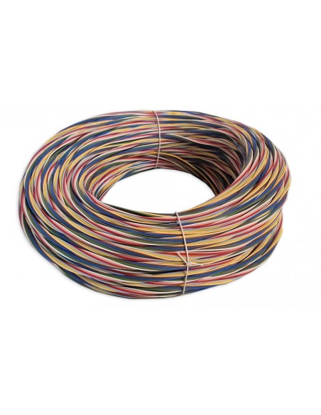 CAVO CITOFONICO 10x0,50 mm² PERMUTATORE TRECCIA SCOPERTA 10 POLI MULTIPOLARE FLESSIBILE IN RAME PROFESSIONALE MADE IN ITALY