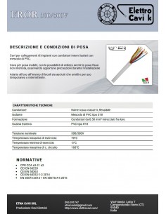 CAVO FROR CITOFONICO 6x0,50... 2