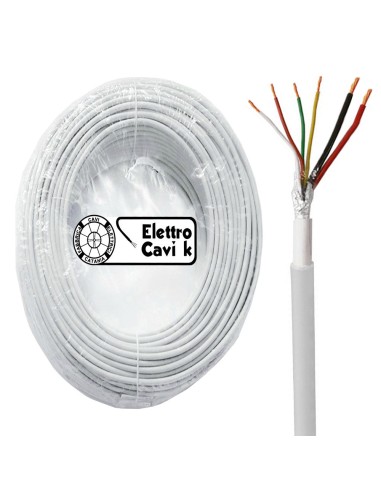 042101 » Elan » Cavo Allarme Twistato 2x1.00 Tw In RAME, Schermato, GR4 ::: Alarm System - Foto 8