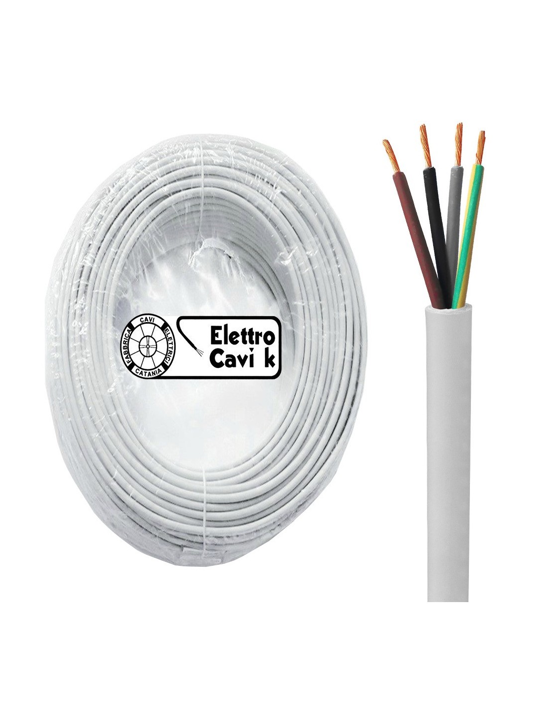 CAVO ELETTRICO 4X1.5 mm MT.100 | Vima Clima
