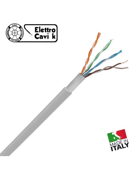 CAVO UTP CAT. 5E GRADO 4 IN RAME PROFESSIONALE CAVO DI RETE DA ESTERNO