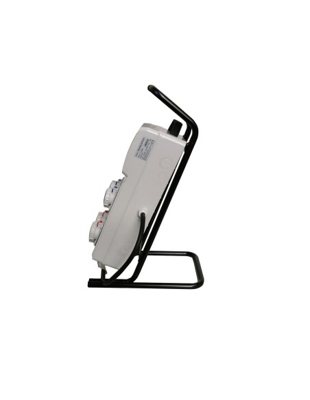 QUADRO ELETTRICO INDUSTRIALE + CAVALLETTO 16A CANTIERE 220/380V 4 PRESE IND 2P+T 3P+N+T 16A IP67 MAGNETOTERMICO ASC CERTIFICATO