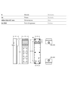 QUADRO VUOTO IP65 6 MODULI... 2