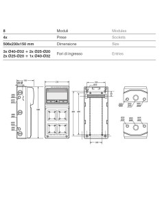 QUADRO VUOTO IP65 8 MODULI... 2