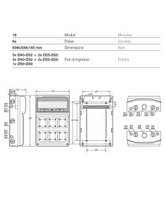 QUADRO VUOTO IP65 16 MODULI... 2
