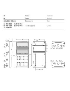 QUADRO VUOTO IP65 32 MODULI... 2