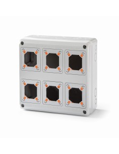 QUADRO VUOTO IP65 6 PRESE...