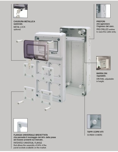 QUADRO VUOTO INDUSTRIALE 16 MODULI...
