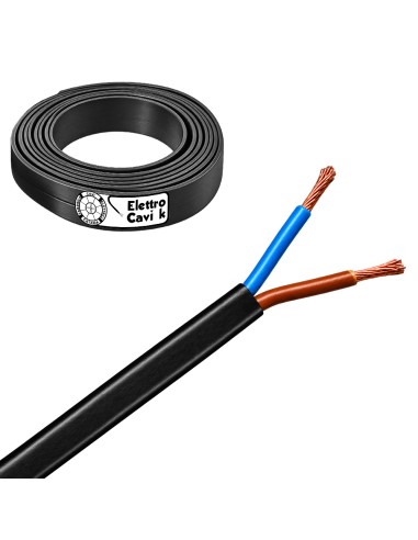 CAVO ELETTRICO PIATTO H05VVH2-F 2x1...