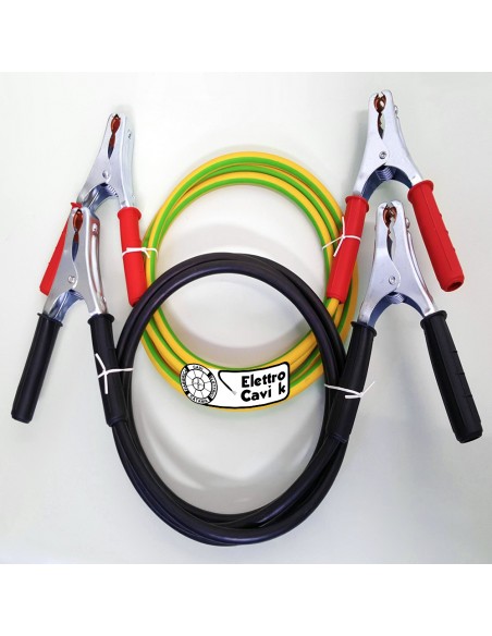 CAVI PER BATTERIA 70 mm² FS17 FLESSIBILI PER AUTO FURGONI CAMPER TIR TRATTORI 5 METRI